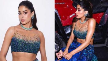 Janhvi Kapoor weaves elegance in mermaid-style Manish Malhotra peacock lehenga for Anant Ambani-Radhika Merchant’s sangeet; Shikhar Pahariya trims her can-can before hitting dance floor