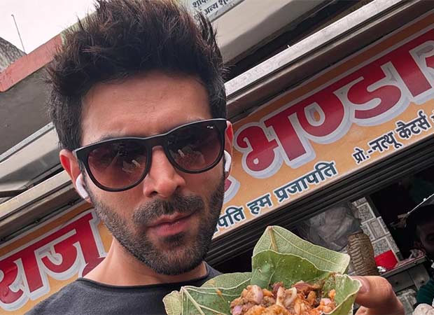 Kartik Aaryan shares some fun photos of him enjoying ‘chaat-ing’ in Madhya Pradesh; see pics : Bollywood News