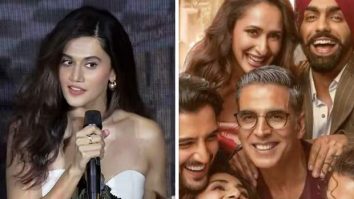 Khel Khel Mein’s ‘Hauli Hauli’ song launch: Taapsee Pannu hopes to be fourth time lucky with Akshay Kumar: “Our last film Mission Mangal was also a multi-starrer and released on August 15”