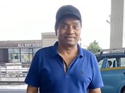 King of comic timing! Johny Lever gets clicked at the airport
