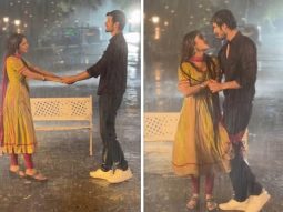 Kundali Bhagya actors Paras Kalnawat and Adrija Roy shoot a dreamy ‘baarish wala romance’ sequence