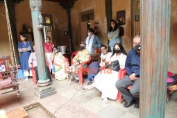 Maharaj on the sets