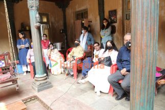 Maharaj on the sets