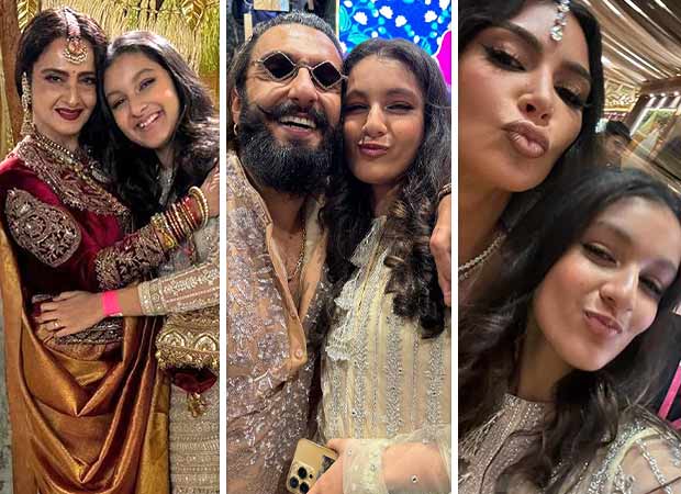 Mahesh Babu’s daughter Sitara Ghattamaneni shares photos with Rekha, Ranveer Singh, Kim Kardashian, Priyanka Chopra, Nick Jonas and all big stars at Anant Ambani-Radhika Merchant wedding