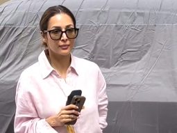 Malaika Arora waves at paps as she gets clicked in the city