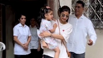Mother-Daughter duo! Shilpa Shetty gets clicked in the city by paps