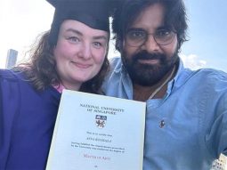 Pawan Kalyan proudly attends wife Anna Lezhneva’s graduation from Singapore University