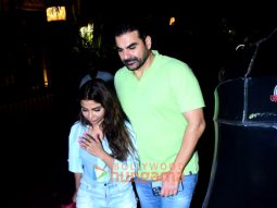 Photos: Arbaaz Khan and Sshura Khan snapped at the hospital