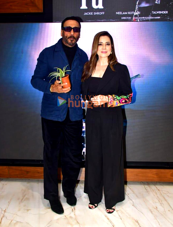 photos jackie shroff and neelam kothari snapped at t series office promoting their song tu 4