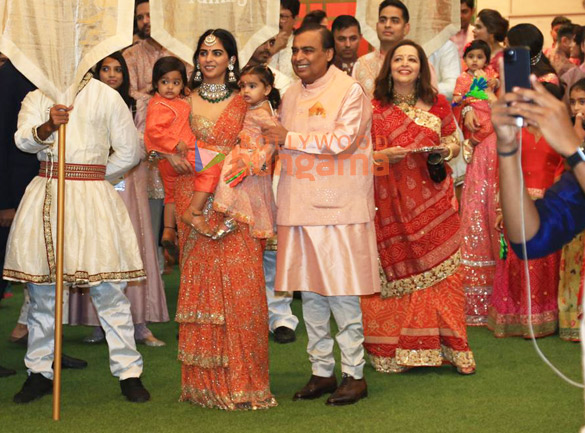 photos janhvi kapoor manushi chhillar and others attend anant ambani and radhika merchants mameru ceremony in antilia mumbai 2