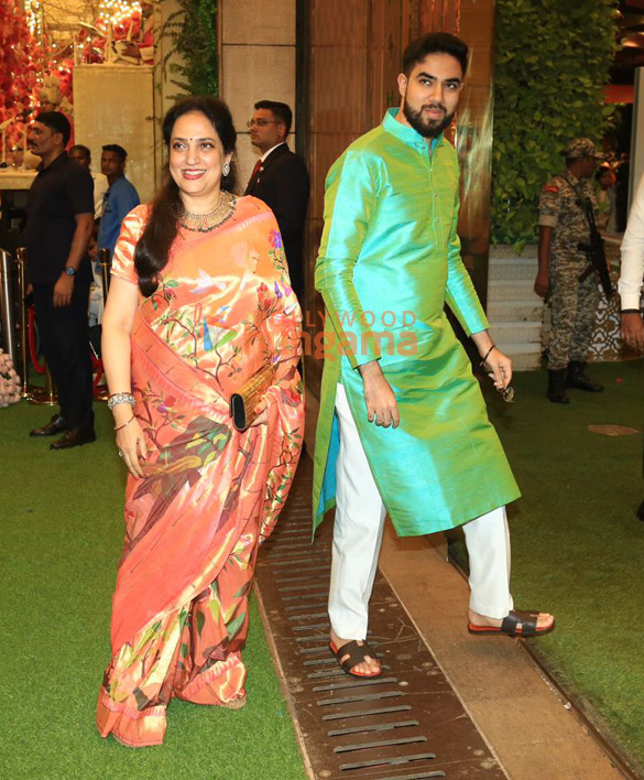 photos janhvi kapoor manushi chhillar and others attend anant ambani and radhika merchants mameru ceremony in antilia mumbai 7