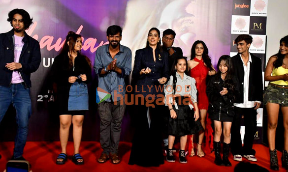 photos janhvi kapoor roshan mathew sudhanshu saria and others snapped at shaukan song launch from ulajh 5