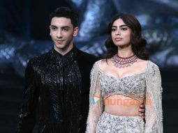 Photos: Khushi Kapoor and Vedang Raina walk the ramp for Gaurav Gupta at India Couture Week 2024