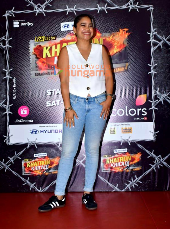 photos krishna shroff nimrit kaur ahluwalia gashmeer mahajani sumona chakravarti and others attend the khatron ke khiladi 14 event in mumbai 4