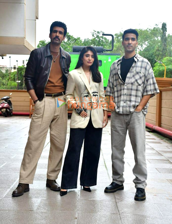photos kritika kamra raghav juyal and dhairya karwa snapped promoting gyaarah gyaarah 2