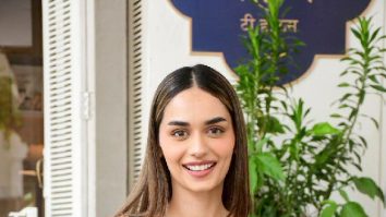 Photos: Manushi Chhillar snapped outside a cafe in Bandra