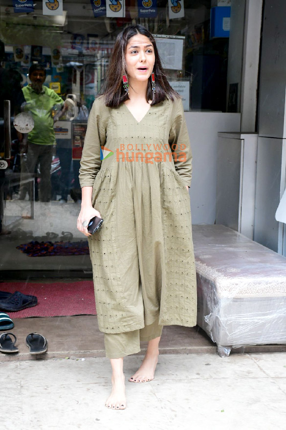 photos mrunal thakur spotted outside a pet clinic in khar 3