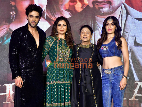 photos parth samthaan khushalii kumar raveena tandon and others snapped at punjabi munde song launch from ghudchadi 5