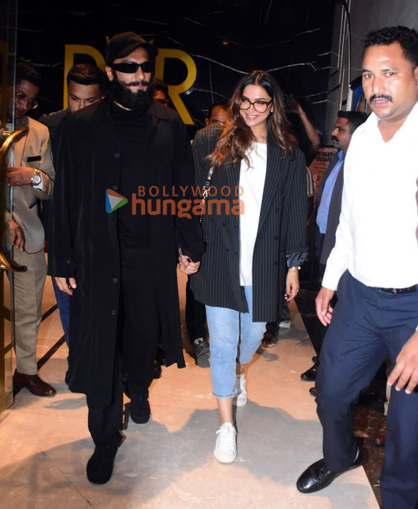 photos ranveer singh and deepika padukone snapped at pvr juhu 2