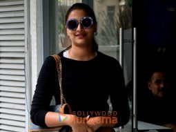 Photos: Saiee Manjrekar spotted at Exceed Entertainment office