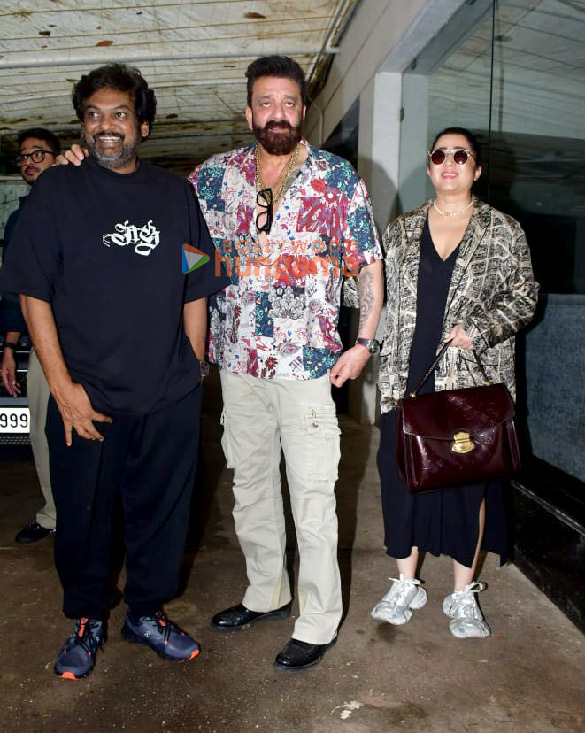 photos sanjay dutt charmme kaur and puri jagannadh snapped at sunny super sound in juhu 2
