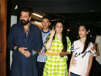 Photos: Sanjay Dutt snapped with family in Bandra Photos: Sanjay Dutt snapped with family in Bandra