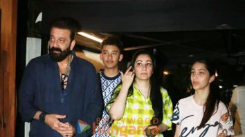 Photos: Sanjay Dutt snapped with family in Bandra