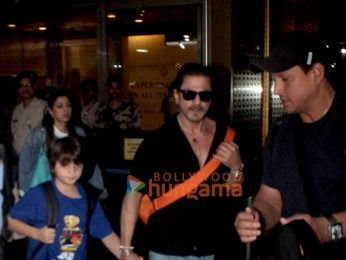 Photos: Shah Rukh Khan, Gauri Khan, AbRam Khan and Wamiqa Gabbi spotted at the airport