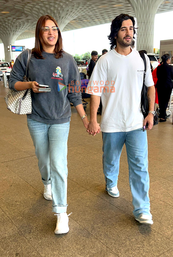 photos shehnaaz gill anushka ranjan and aditya seal snapped at the airport 2