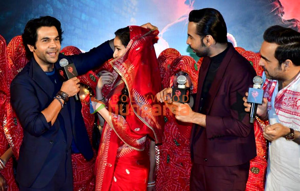 photos shraddha kapoor rajkummar rao pankaj tripathi and others grace the trailer launch of stree 2 4