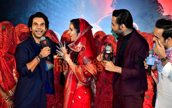 photos shraddha kapoor rajkummar rao pankaj tripathi and others grace the trailer launch of stree 2 7