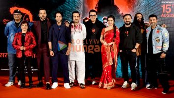 Photos: Shraddha Kapoor, Rajkummar Rao, Pankaj Tripathi and others grace the trailer launch of Stree 2