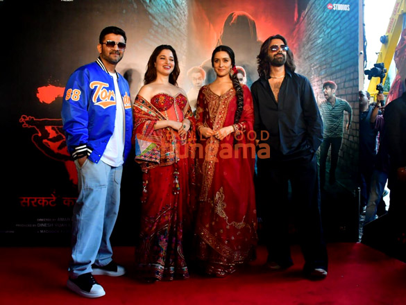 photos tamannaah bhatia shraddha kapoor and others snapped at aaj ki raat song launch from stree 2 5