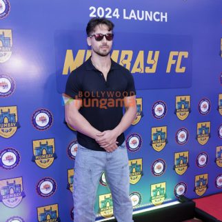 Photos: Tiger Shroff snapped at Mumbay Football Club launch