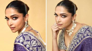 Pregnant Deepika Padukone serves up royal glam in hand-embroidered Torani purple saree worth Rs. 1.92 lakh; took 3,400 hours to create