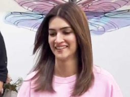 Pretty in pink! Kriti Sanon gets clicked by paps