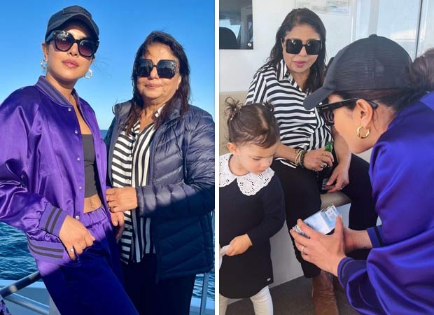 Priyanka Chopra Jonas takes off on a fun-filled yacht adventure in Queensland with daughter Malti and mother Madhu Chopra; see pics and videos