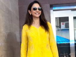 Rakul Preet Singh looks radiating in this yellow enthic outfit