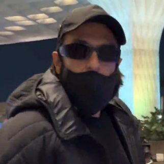 Ranveer Singh sports an all black airport look as he gets clicked at the airport