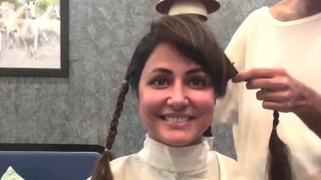 Sending in more power! Hina Khan chops off her hair as she undergoes chemotherapy