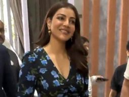 Kajal Aggarwal shines in a beautiful floral outfit as she gets clicked