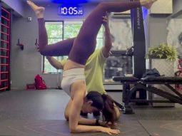 Reaching perfection! Karishma Tanna’s workout session
