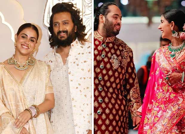 Riteish Deshmukh and wife Genelia pen beautiful note on marriage dedicating it to newlyweds Anant Ambani and Radhika Merchant; see post