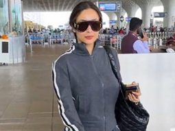 Rocking that comfy airport look with ease! Malaika Arora