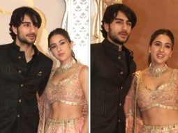 Sara Ali Khan embraces elegance in Simar Dugal lehenga worth Rs. 1.48 lakh with gota, embroidery & zari work for Anant Ambani–Radhika Merchant’s wedding