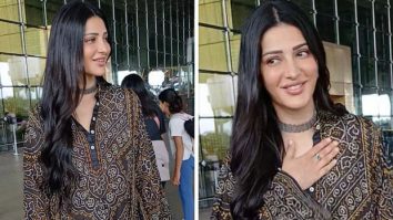 Shruti Haasan’s airport style: Embracing tradition with contemporary twist