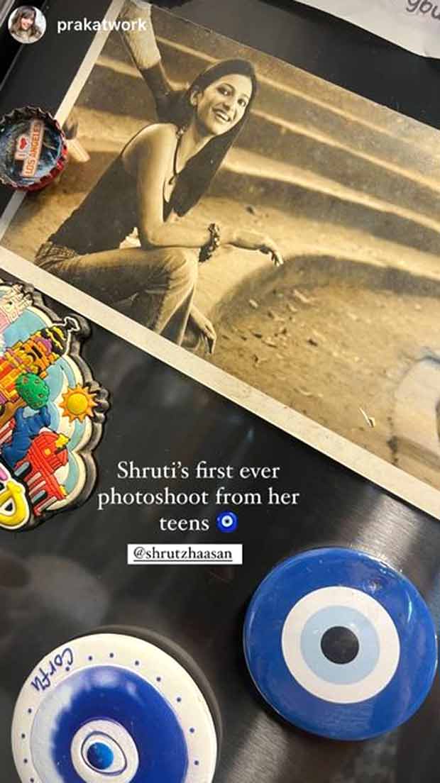 Shruti Hassan shares throwback UNSEEN image from her first photoshoot 