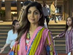 Simple yet beautiful! Shilpa Shetty gets clicked at the airport in a salwar
