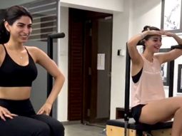 Smiles and workout are the perfect combination! Ananya Panday & Khushi Kapoor