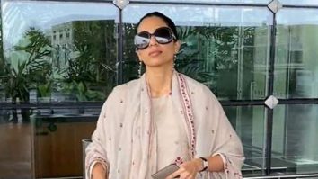 Sobhita Dhulipala poses for paps in her classy airport look